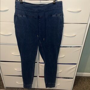 HALARA Dark Blue Ankle Jeans